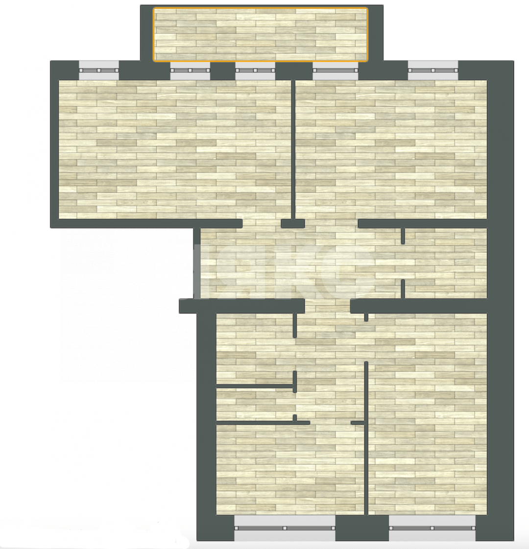 Фото №22: 3-комнатная квартира 73 м² - Воскресенск, мкр. Центральный, ул. Пионерская, 15