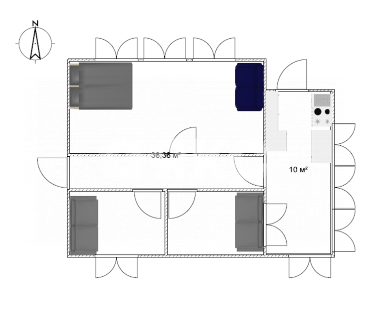 Фото №17: Дом 50 м² + 7 сот. - Богатищево