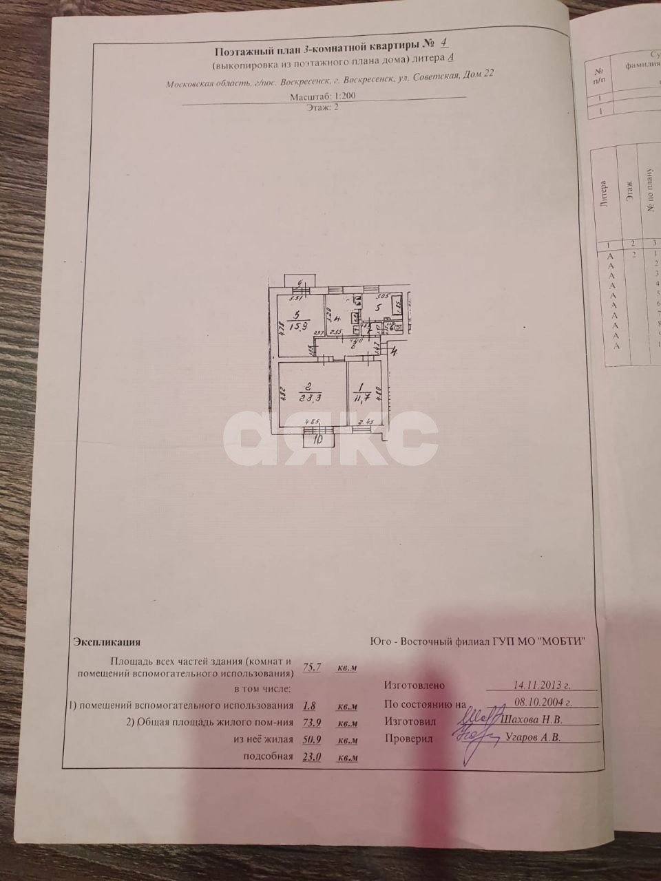 Фото №5: Комната 75 м² - Воскресенск, мкр. Центральный, ул. Советская, 22