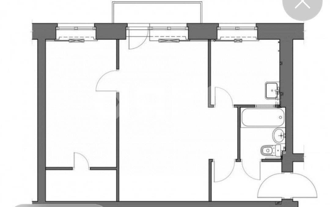 Фото №18: 2-комнатная квартира 43 м² - Воскресенск, мкр. Москворецкий, ул. Спартака, 8